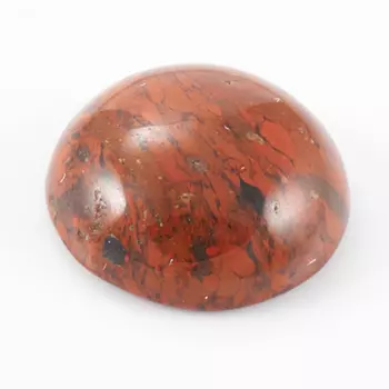 Кабошон яшма красная 10 мм