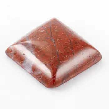 Кабошон яшма красная 12*12 мм