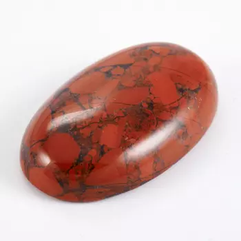 Кабошон яшма красная 12*20 мм