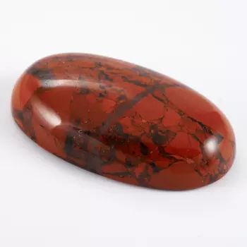 Кабошон яшма красная 12*20 мм