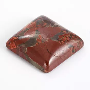 Кабошон яшма красная 15*15 мм