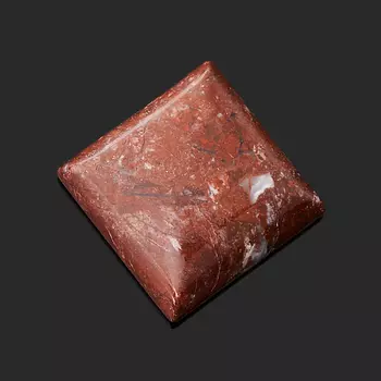 Кабошон яшма красная 15*15 мм