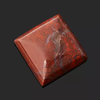 Кабошон яшма красная 15*15 мм