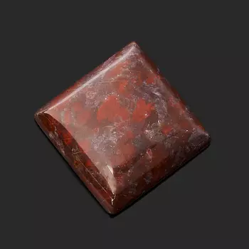 Кабошон яшма красная 15*15 мм