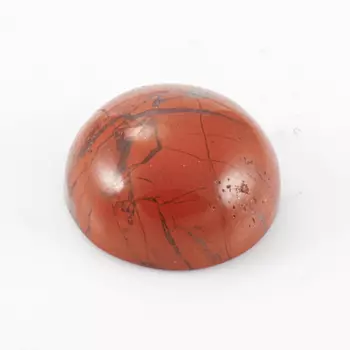 Кабошон яшма красная 8 мм 1 шт