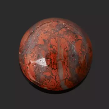 Кабошон яшма красная 8 мм