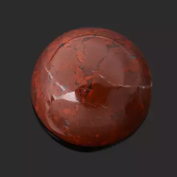 Кабошон яшма красная 8 мм