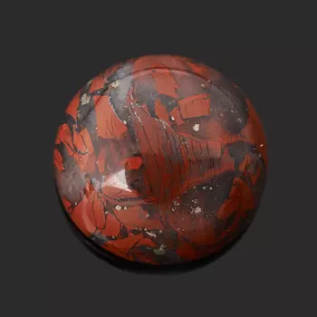 Кабошон яшма красная 8 мм