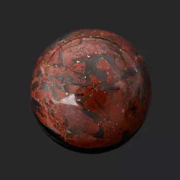 Кабошон яшма красная 8 мм