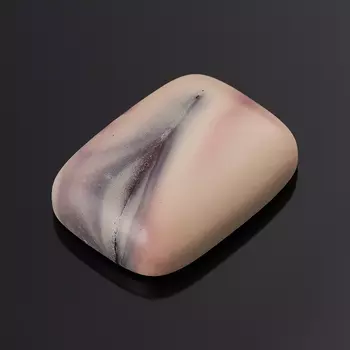 Кабошон яшма мраморная 15*20 мм