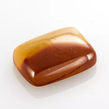 Кабошон яшма мукаит 10*14 мм