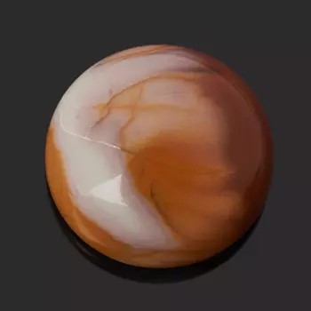 Кабошон яшма мукаит 10 мм