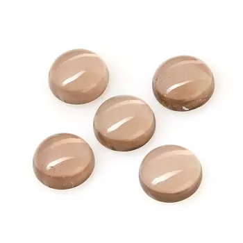 Кабошон раухтопаз (1 шт) 12 мм