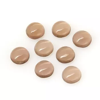 Кабошон раухтопаз (1 шт) 8 мм