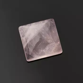 Кабошон розовый кварц (1 шт) 12*12 мм