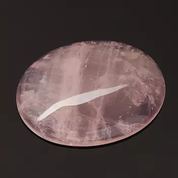 Кабошон розовый кварц 30*40 мм