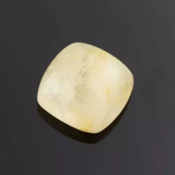 Кабошон рутиловый кварц 10*10 мм