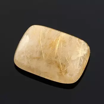 Кабошон рутиловый кварц 12*16 мм