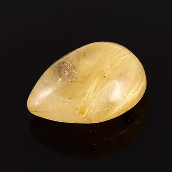 Кабошон рутиловый кварц 12*17 мм