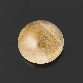 Кабошон рутиловый кварц 12 мм