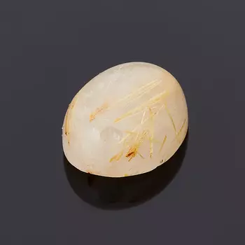 Кабошон рутиловый кварц 8*10 мм