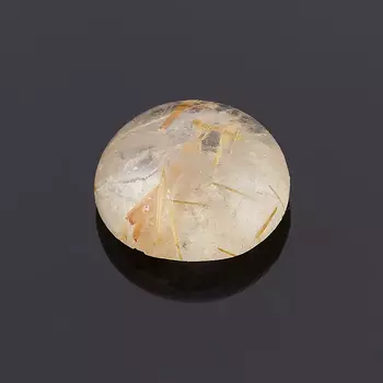 Кабошон рутиловый кварц 8 мм