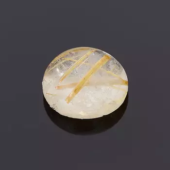 Кабошон рутиловый кварц 8 мм