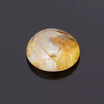 Кабошон рутиловый кварц 8 мм