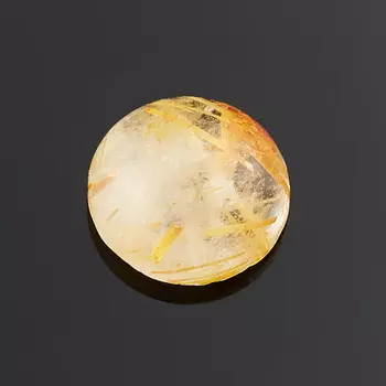 Кабошон рутиловый кварц 8 мм