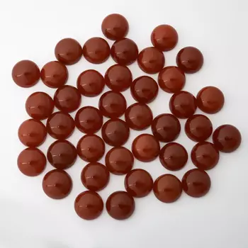 Кабошон сердолик (1 шт) 8 мм