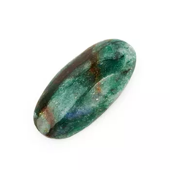 Кабошон слюда (фуксит) 12*25 мм