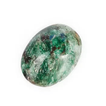 Кабошон слюда (фуксит) 13*18 мм