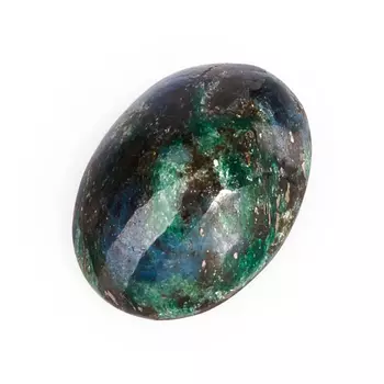 Кабошон слюда (фуксит) 13*18 мм