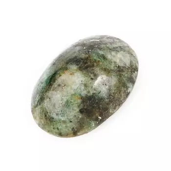 Кабошон слюда (фуксит) 13*19 мм