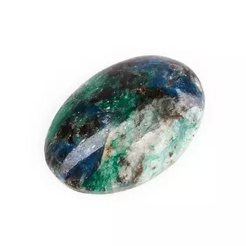 Кабошон слюда (фуксит) 13*19 мм