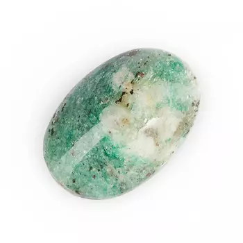 Кабошон слюда (фуксит) 13*19 мм