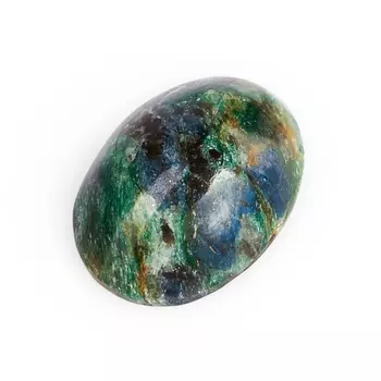 Кабошон слюда (фуксит) 13*19 мм