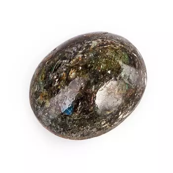 Кабошон слюда (фуксит) 14*17 мм