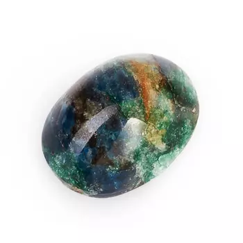 Кабошон слюда (фуксит) 14*18 мм