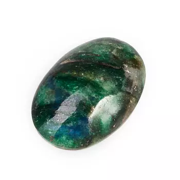 Кабошон слюда (фуксит) 14*19 мм