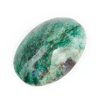 Кабошон слюда (фуксит) 14*21 мм