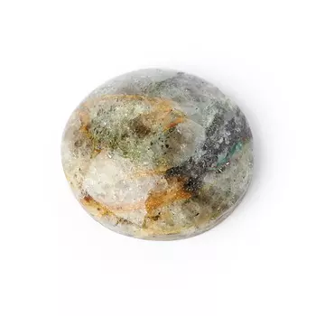 Кабошон слюда (фуксит) 15*16 мм