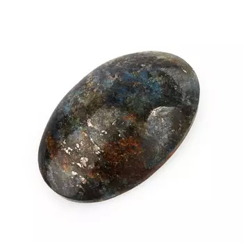 Кабошон слюда (фуксит) 15*22 мм