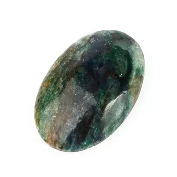 Кабошон слюда (фуксит) 15*23 мм