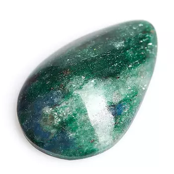 Кабошон слюда (фуксит) 15*23 мм