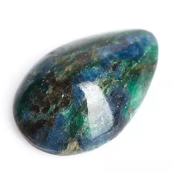 Кабошон слюда (фуксит) 15*23 мм