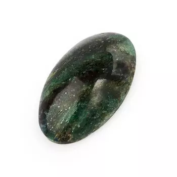 Кабошон слюда (фуксит) 15*24 мм