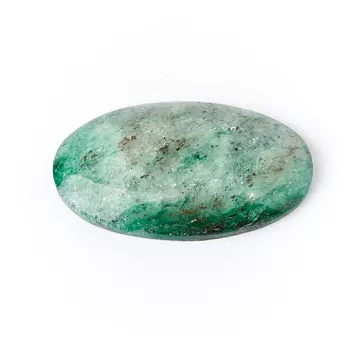 Кабошон слюда (фуксит) 15*25 мм