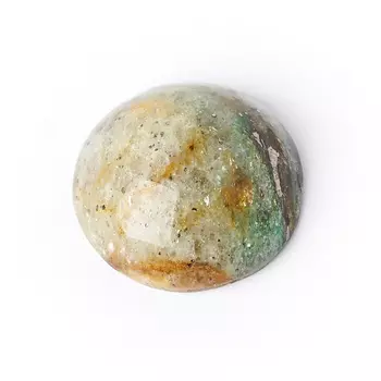 Кабошон слюда (фуксит) 15 мм