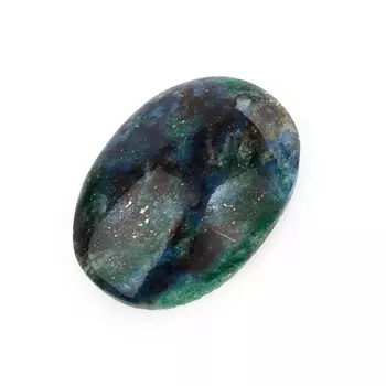 Кабошон слюда (фуксит) 16*22 мм